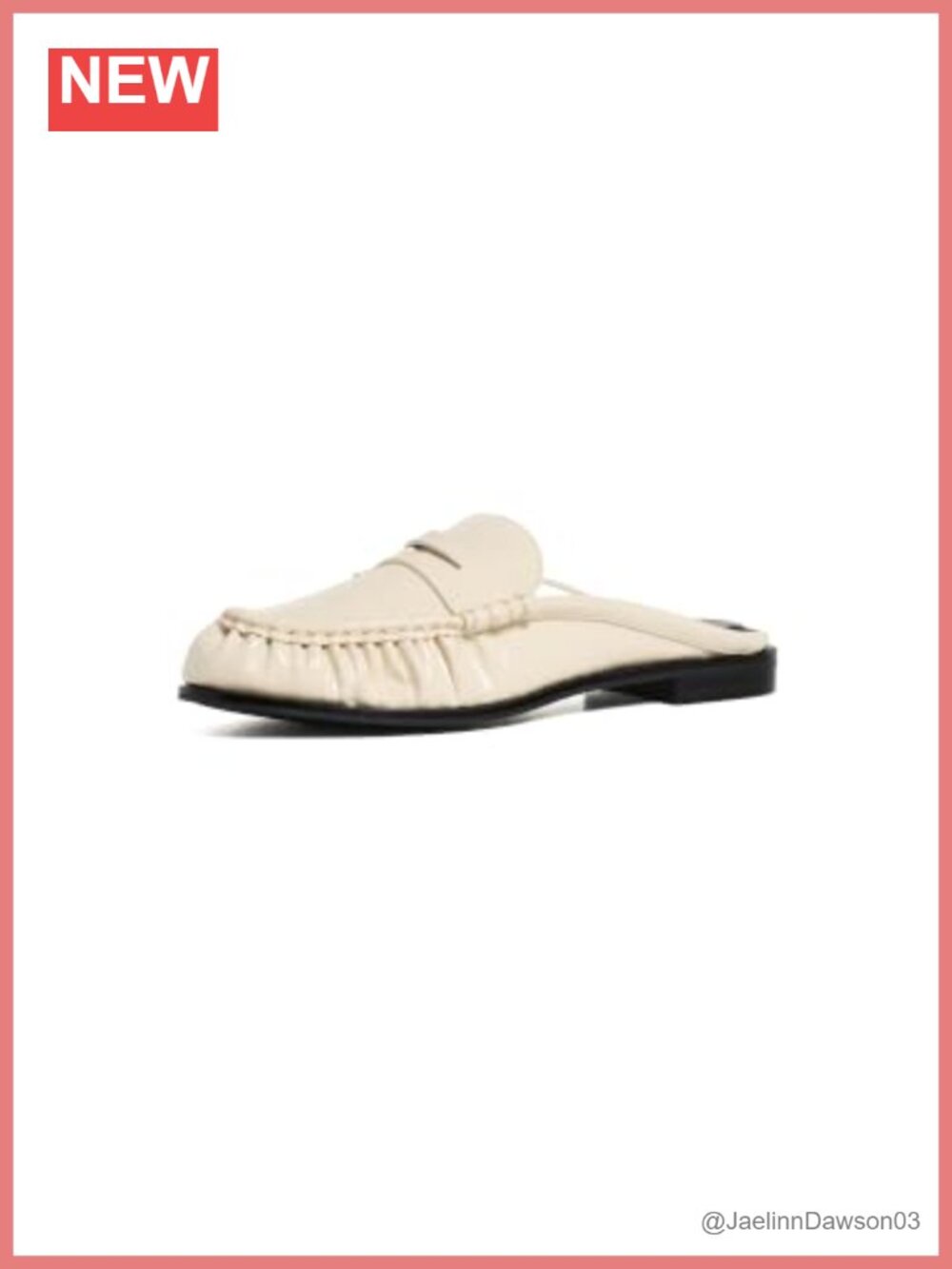 Leather Pull-On Mule Loafers Cushioned Insole Slip-On Shoes